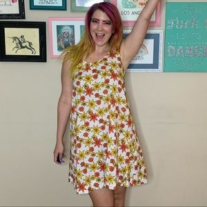 Vintage handmade floral tent dress